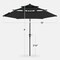 Best Choice Products 10ft 3-Tier Patio Umbrella, Market Sun Shade w/ Tilt Adjustment, Easy Crank